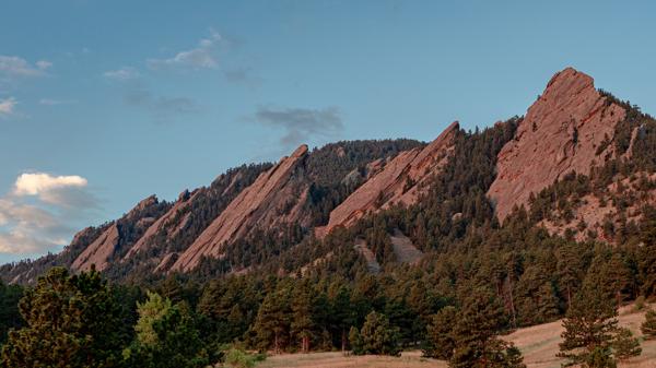 Flatirons at sunrise