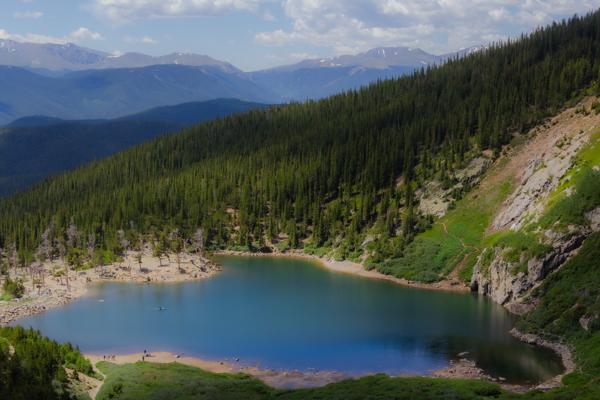 St. Mary's Glacier, looking toward Mt. Bierstadt